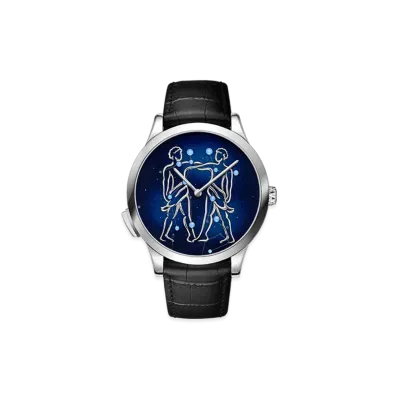 Van Cleef & Arpels Midnight Zodiaque Lumineux Geminorum Gemini watch "18K White gold"