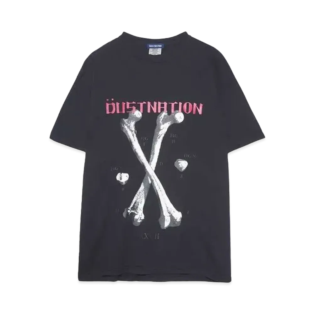 DUSTNATION BONE S/S TEE "BLACK"