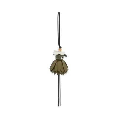 LOEWE Fragaria Puzzle Charm "Black/Green"