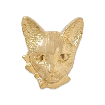 FURFUR x Philly chocolate Cat Brooch "D"