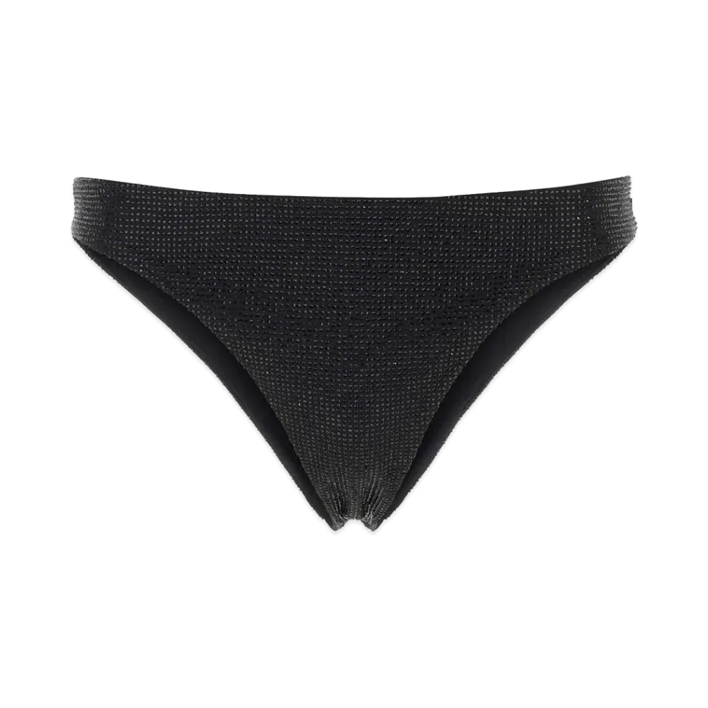 PRADA Women's Stretch Re-Nylon Bikini Bottom "Black"