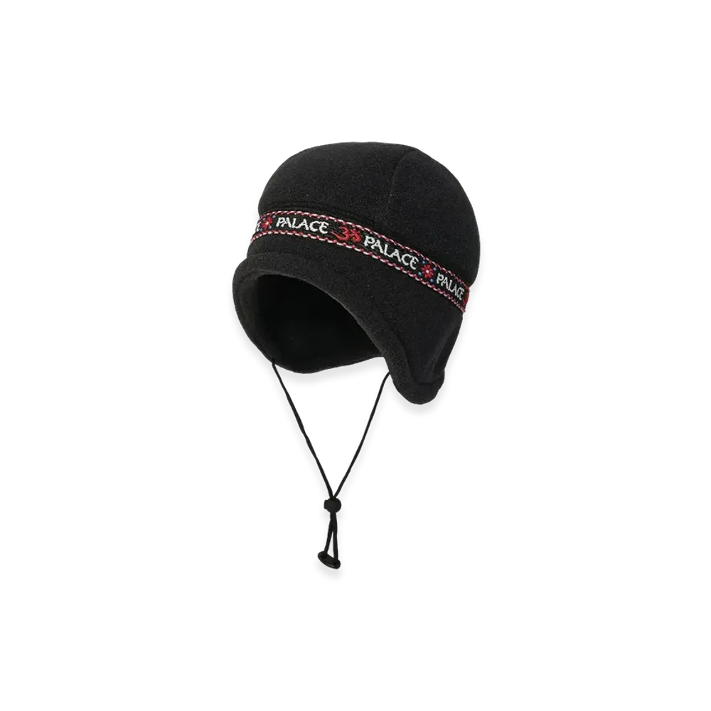 PALACE Polartec Om Earflap Beanie "Black"