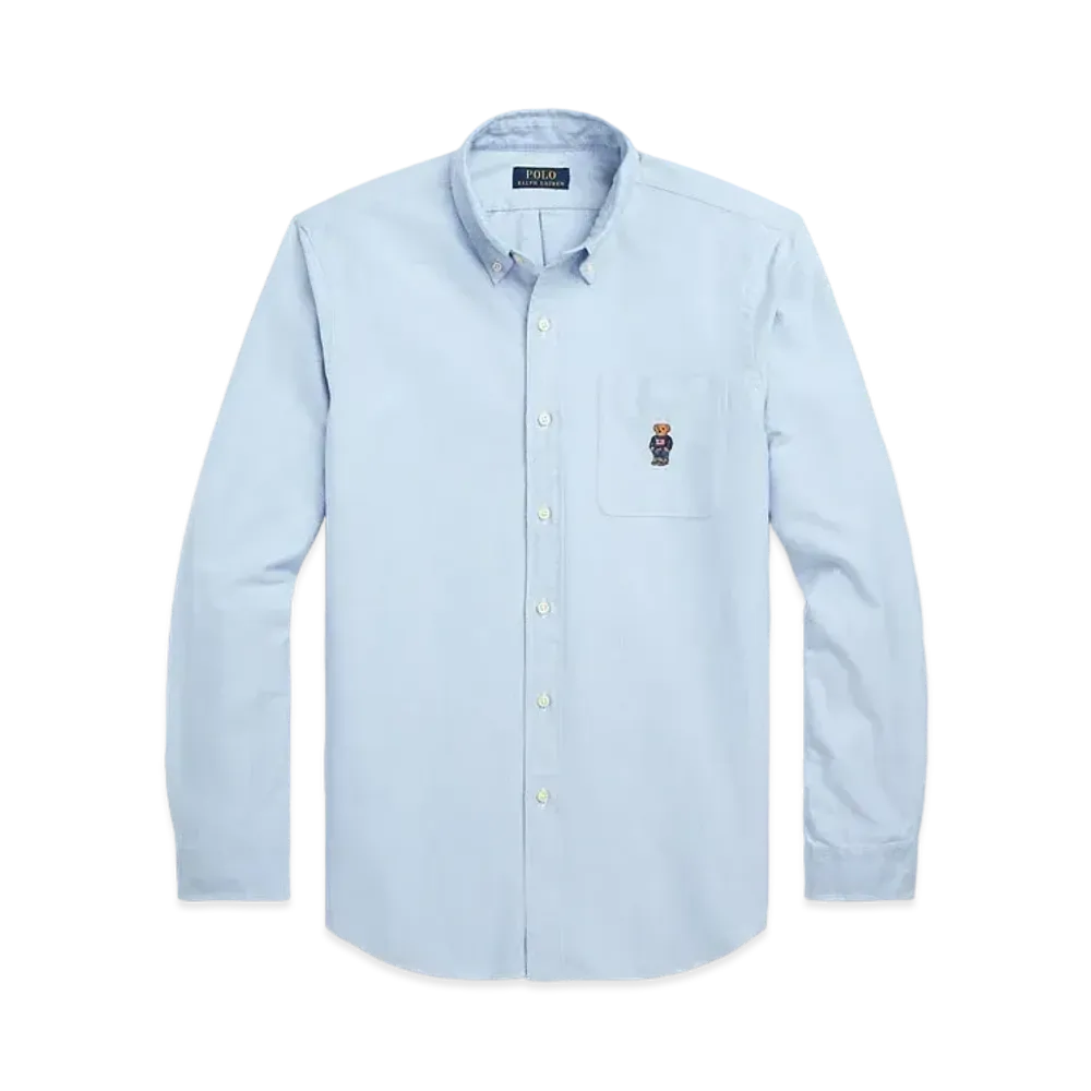 Polo Ralph Lauren Classic Fit Polo Bear Oxford Shirt "Blue"