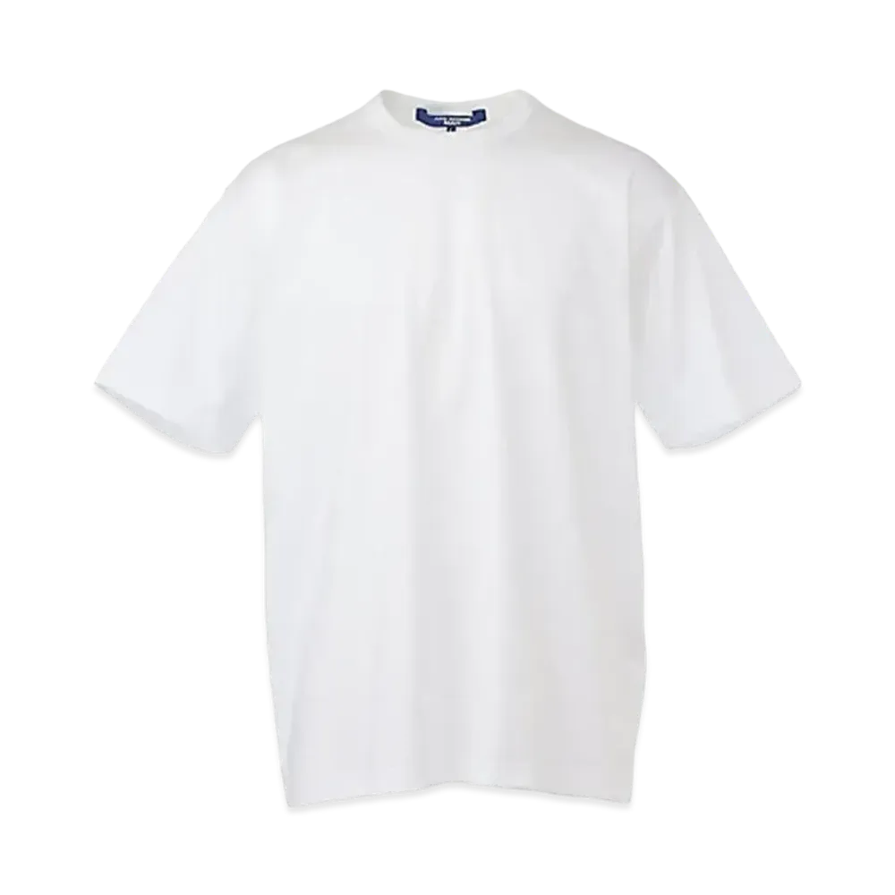 JUNYA WATANABE MAN High-density cotton jersey plain T-shirt "White"