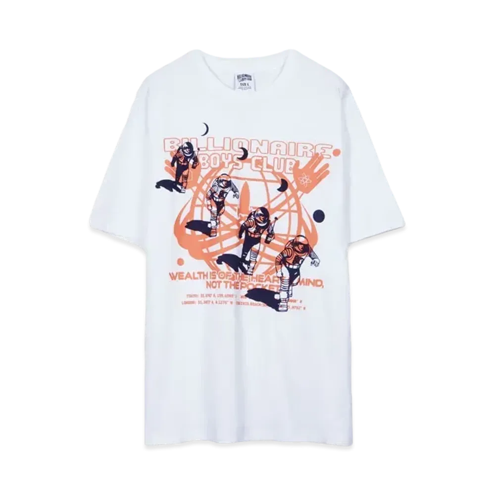 BILLIONAIRE BOYS CLUB COORDINATES T-SHIRT "WHITE"