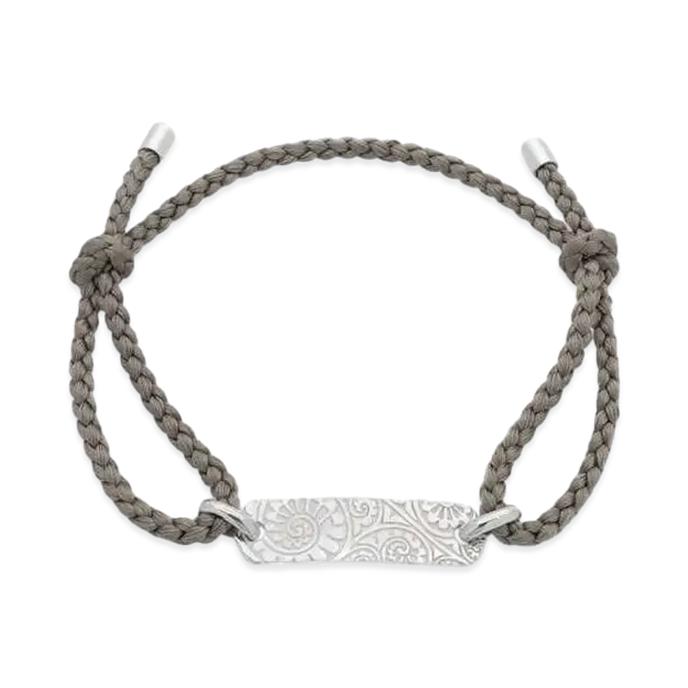 GARNI Vine String Bracelet "GRAY"