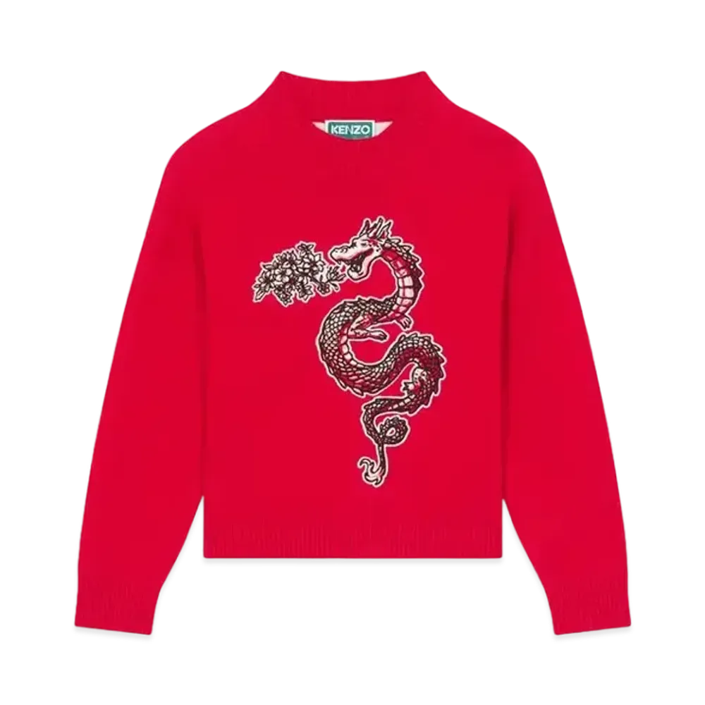 KENZO 'YEAR OF THE DRAGON' Jumper "Medium Red"