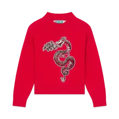 KENZO 'YEAR OF THE DRAGON' Jumper "Medium Red"