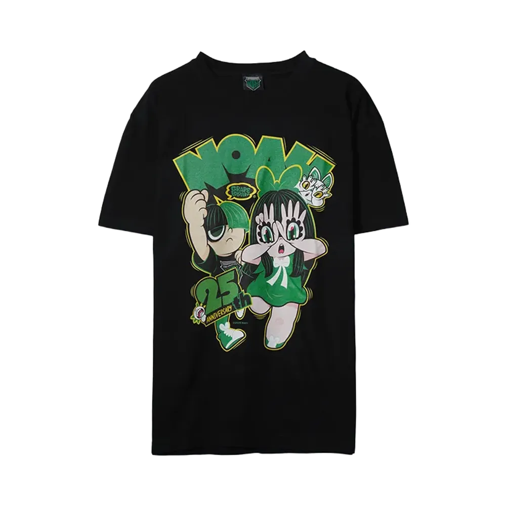 PRO WRESTLING NOAH 25th ANNIV \ GRAPEBRAIN T-SHIRT "BLACK"
