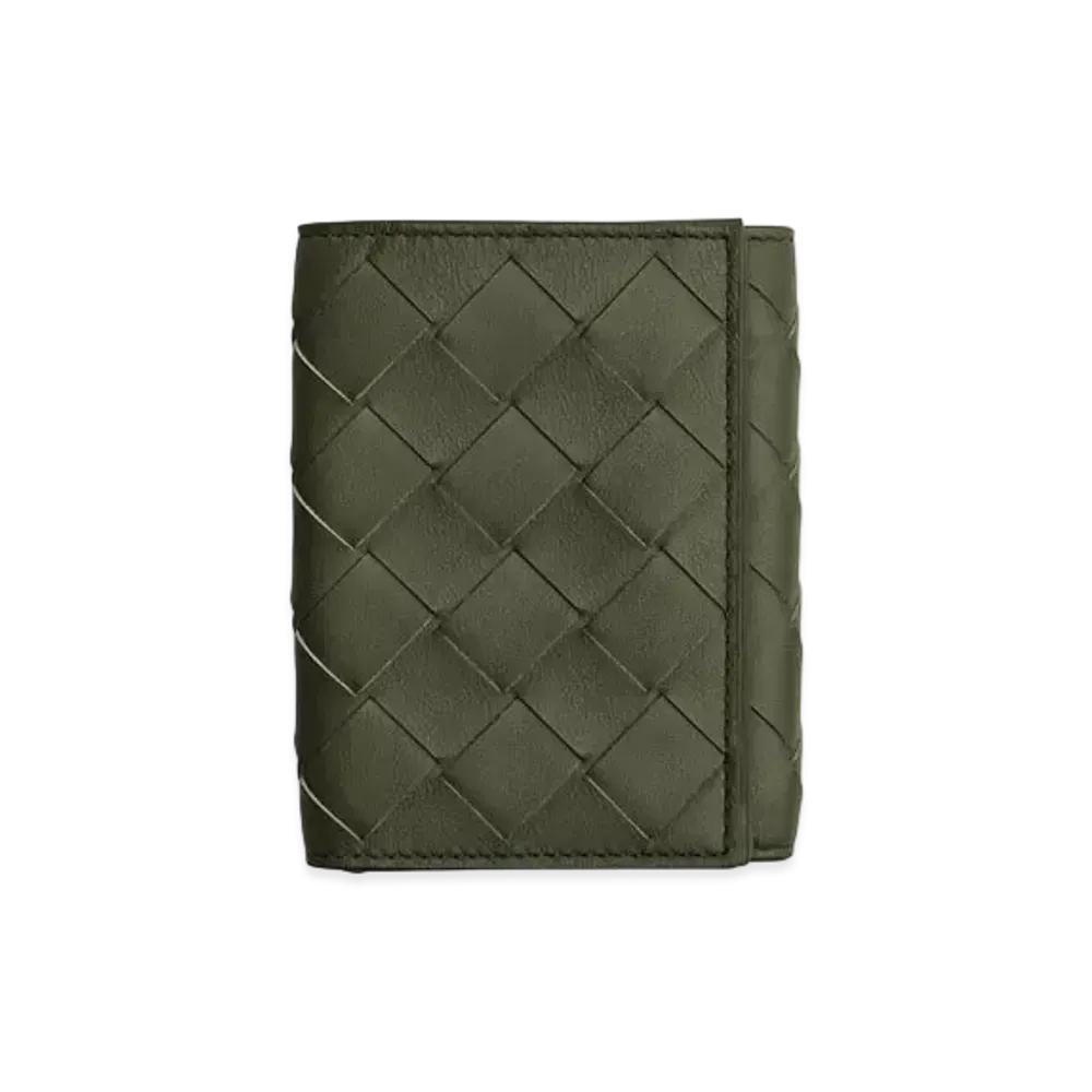 Bottega Veneta Trifold Flap Wallet "Camping"