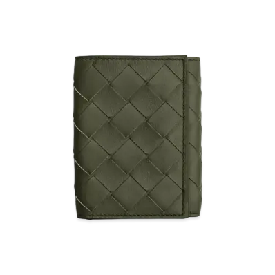 Bottega Veneta Trifold Flap Wallet "Camping"