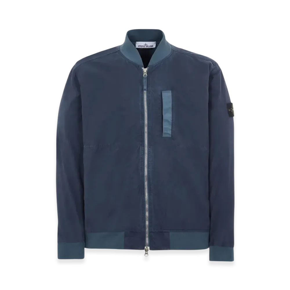 Stone Island 42629 Cupro Cotton Twill TC Jacket - 23SS "Avio Blue"