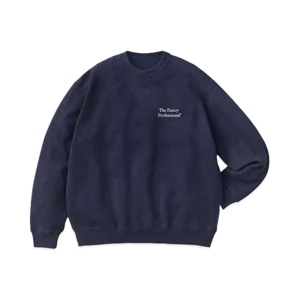 ENNOY Professional Crew Sweat "Navy/White" 25SS