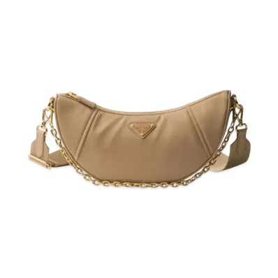PRADA Re-Nylon Shoulder Bag "Beige"