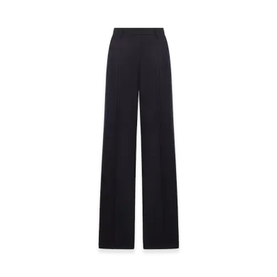 DRIES VAN NOTEN Women's Tailored Wool Trousers "Blue"
