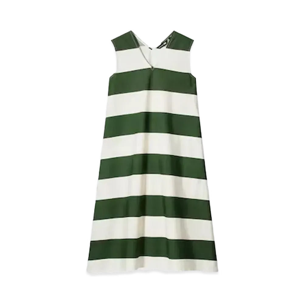 Uniqlo x Marimekko V-Neck Flare Dress "Olive"