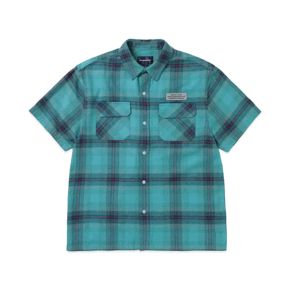 thisisneverthat Ombre Check S/S Shirt "Green"
