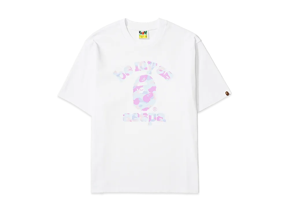 A BATHING APE x aespa College Relaxed Fit Tee "White"