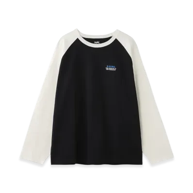X-Girl Circle Logo And Face B/B Big Tee "Black"