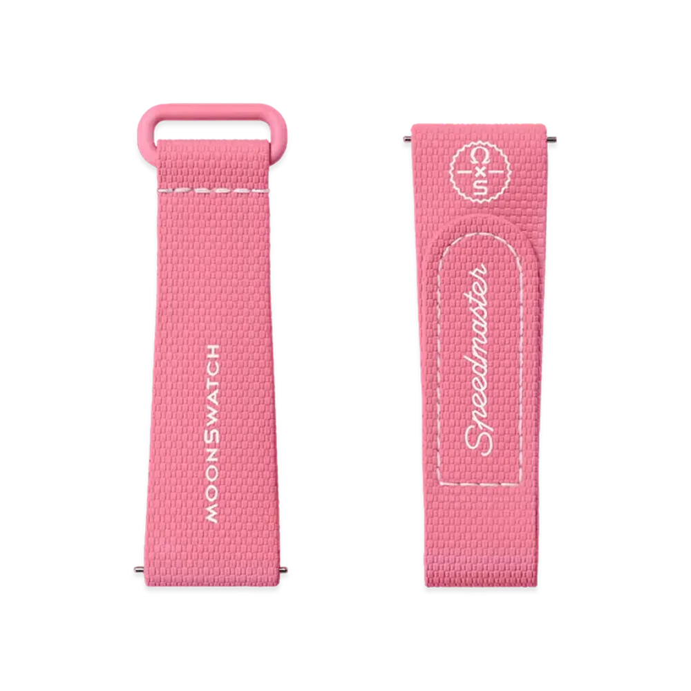 Swatch x OMEGA BIOCERAMIC MoonSwatch Rubber Strap "Pink/Pink"