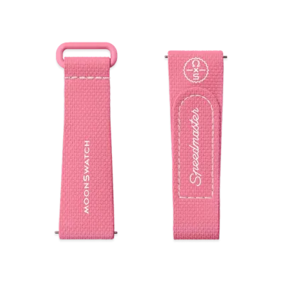 Swatch x OMEGA BIOCERAMIC MoonSwatch Rubber Strap "Pink/Pink"