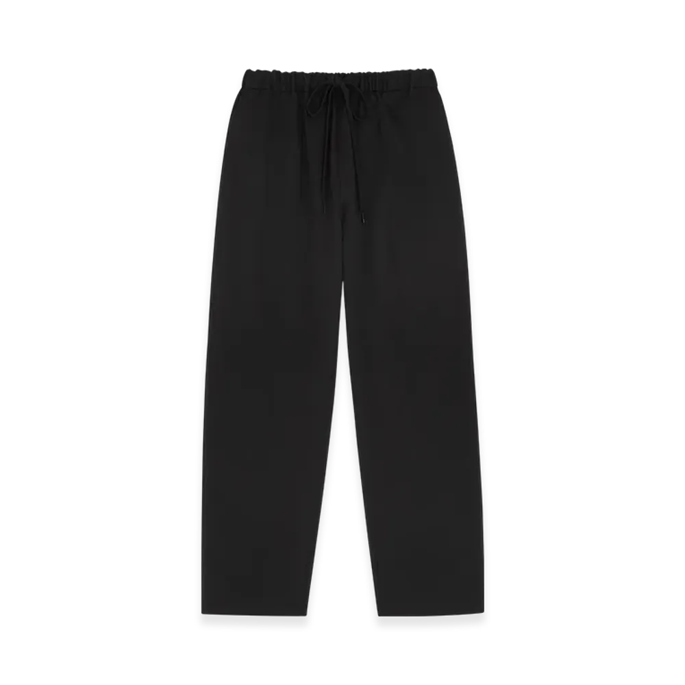 MM6 Maison Margiela Women's Drawstring Tailored Wool Trousers "Black"
