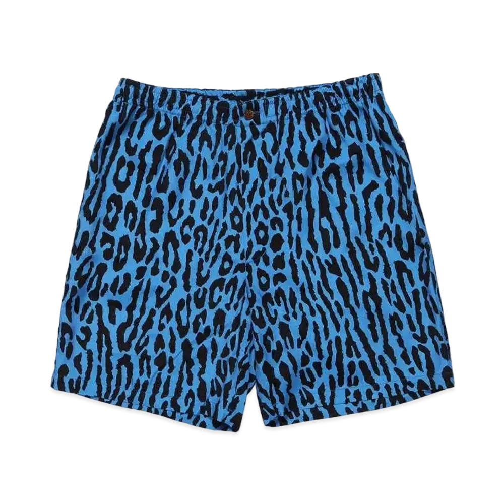 WACKO MARIA LEOPARD SHORTS "Blue"