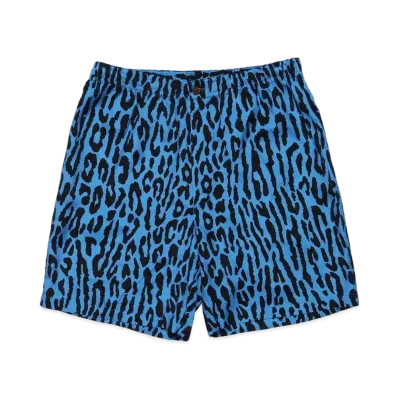 WACKO MARIA LEOPARD SHORTS "Blue"