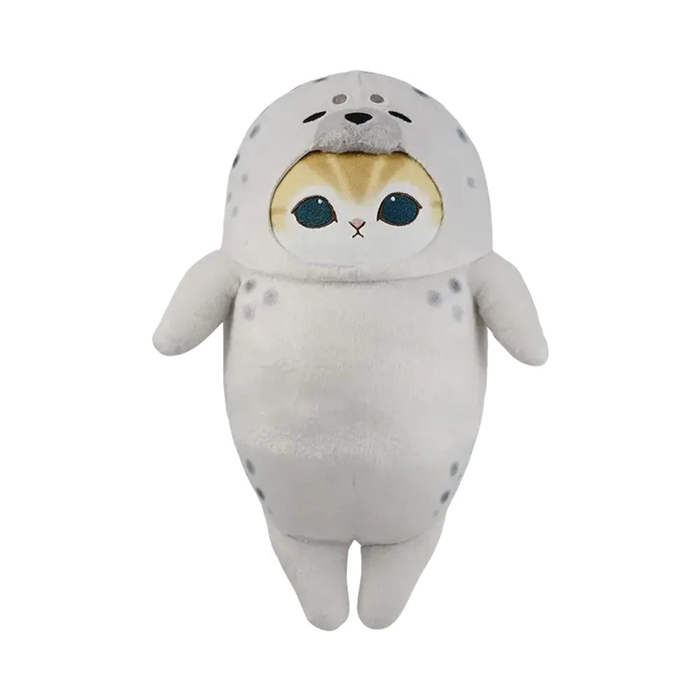 BANDAI "Ichiban Kuji" -mofusand ~Cool and Relaxing Time~- Last One Prize Seal Nyan Huggable Plush