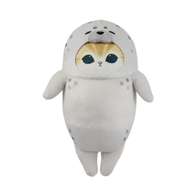 BANDAI "Ichiban Kuji" -mofusand ~Cool and Relaxing Time~- Last One Prize Seal Nyan Huggable Plush