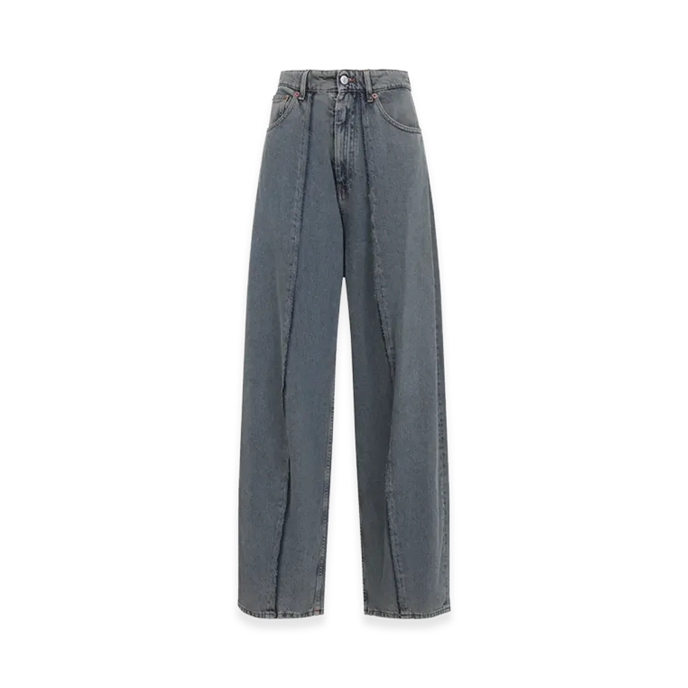 MM6 Maison Margiela Women's Mm6 5 Pockets Jeans "Light Grey"