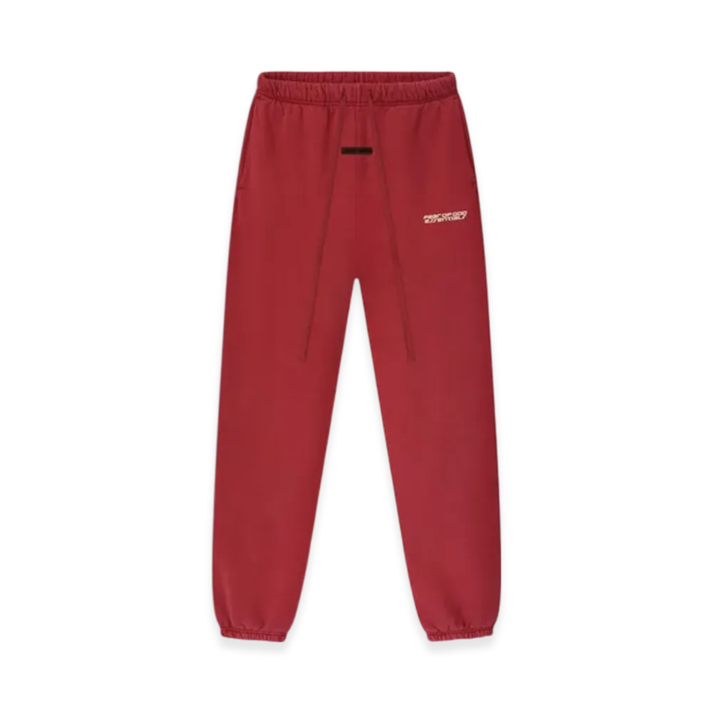 FEAR OF GOD ESSENTIALS Heavy Fleece Classic Sweatpant "Crimson"