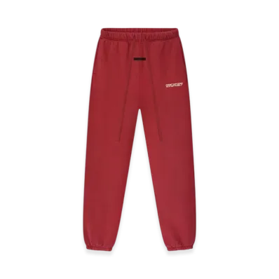 FEAR OF GOD ESSENTIALS Heavy Fleece Classic Sweatpant "Crimson"