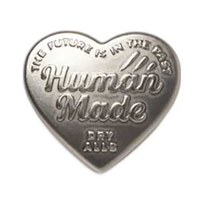 HUMAN MADE Heart Pins "Silver"