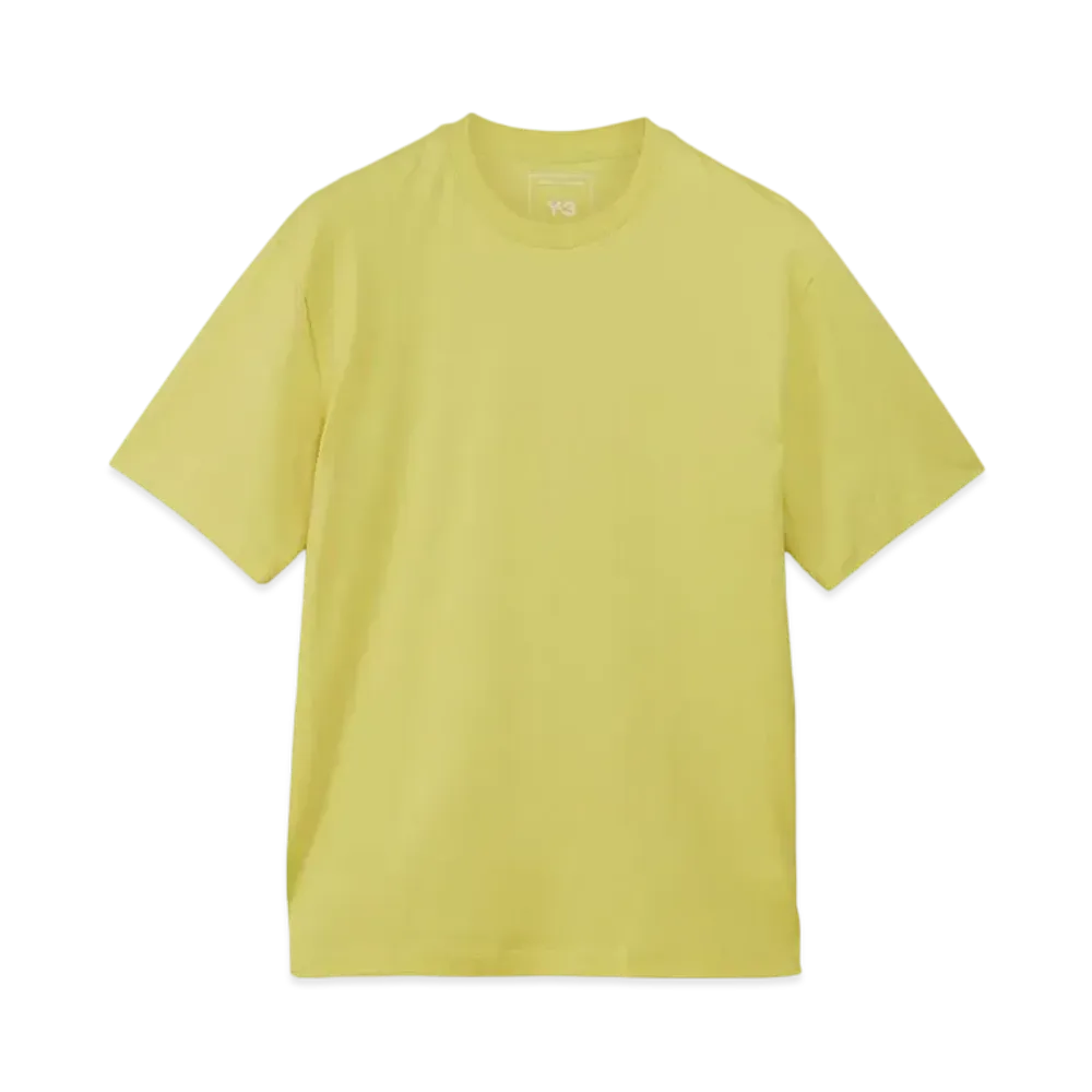 Y-3 M Regular Short Sleeve T-Shirt "Pure Sulfur"