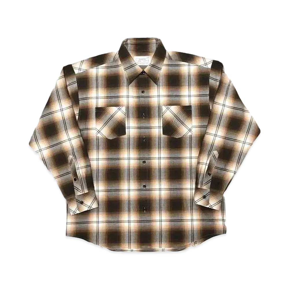 Rafu Standerd shirt "BROWN"
