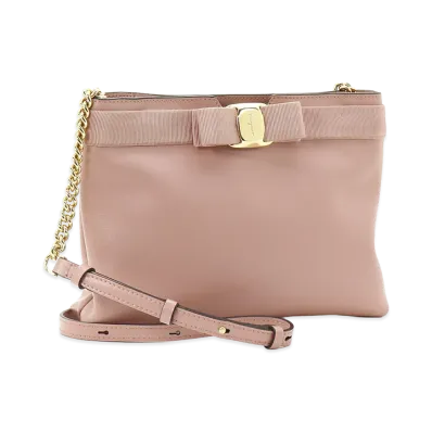 Salvatore Ferragamo Women's Vara Shoulder Bag "Antique Rose"