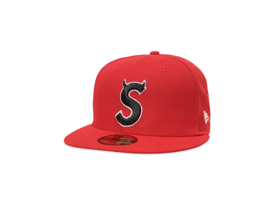 Supreme Devil S Logo New Era "Red"