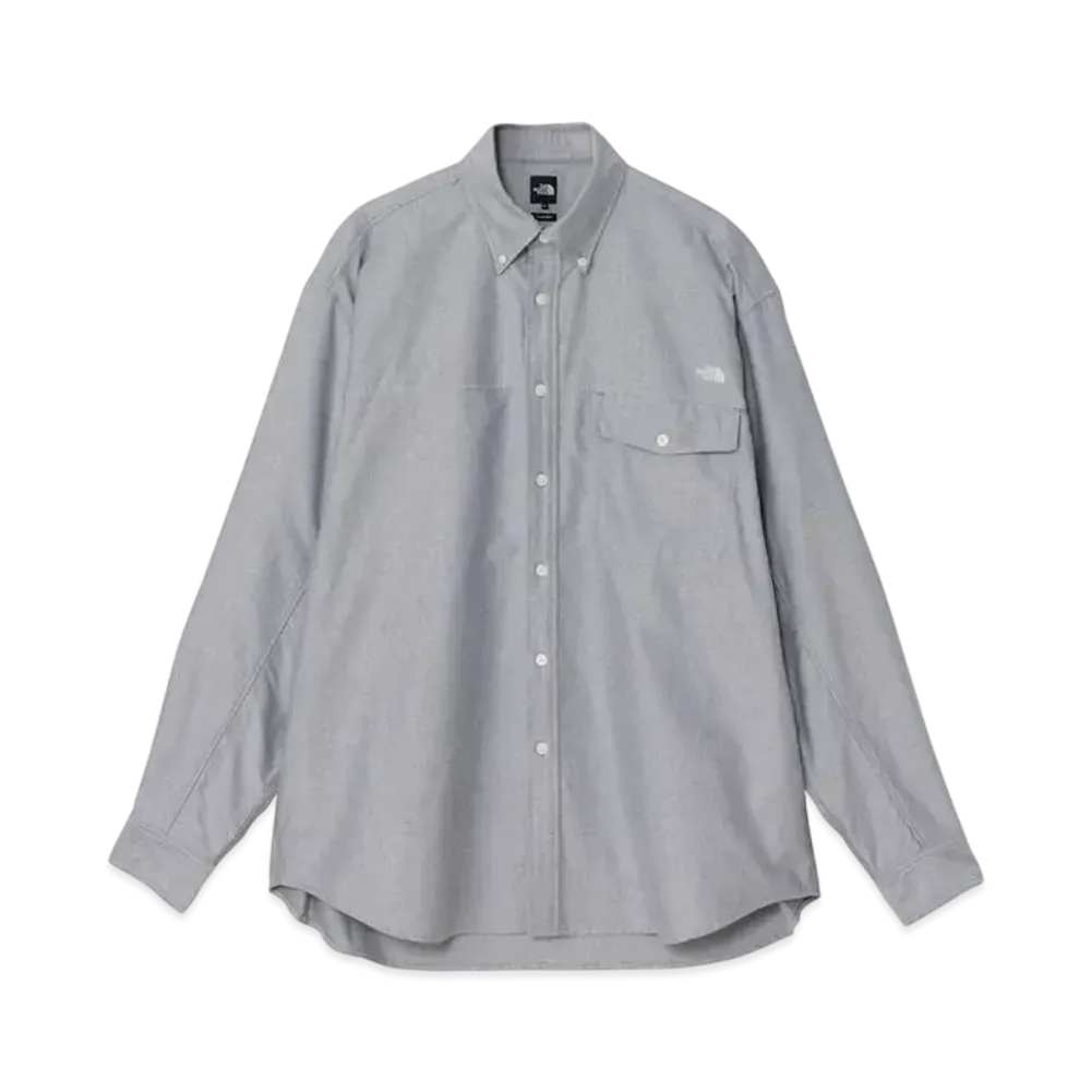 The North Face Long Sleeve Flash Dry Nuptse Shirt "Black Chambray"