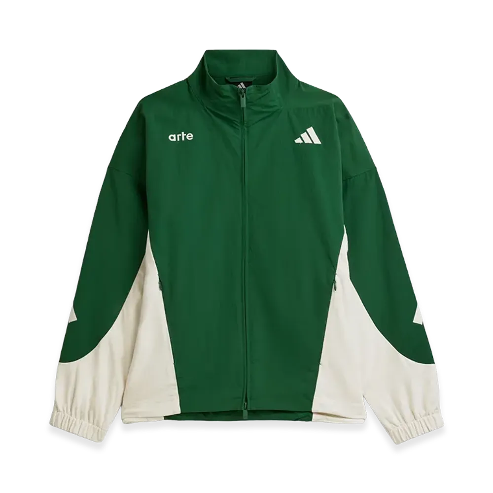 adidas x Arte Antwerp Z.N.E. Material Mix Full-Zip Track Top "Amazon Green/Off White"