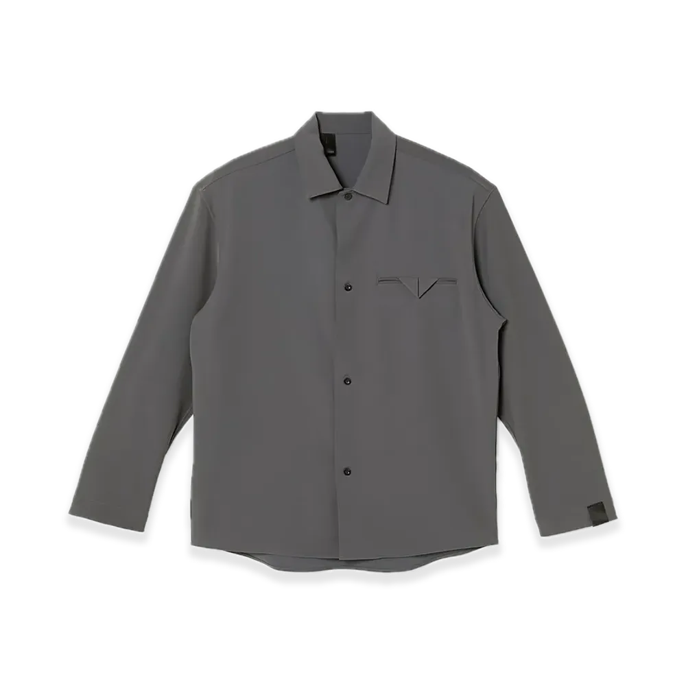 N.HOOLYWOOD Flap Pocket Shirt "Charcoal"