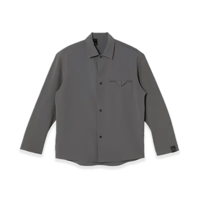 N.HOOLYWOOD Flap Pocket Shirt "Charcoal"