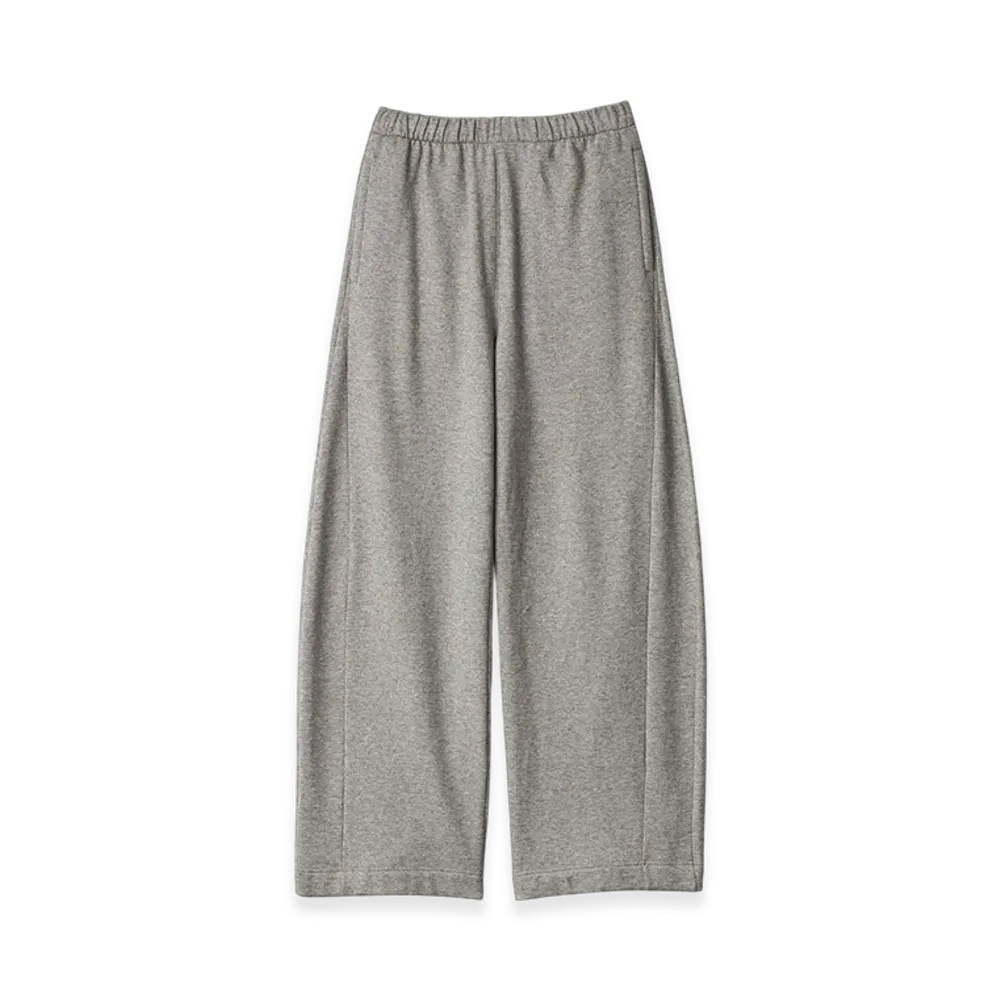 ssstein Yak/Cotton Sweat Easy Trousers "Top Grey"