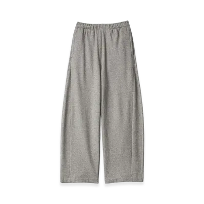 ssstein Yak/Cotton Sweat Easy Trousers "Top Grey"