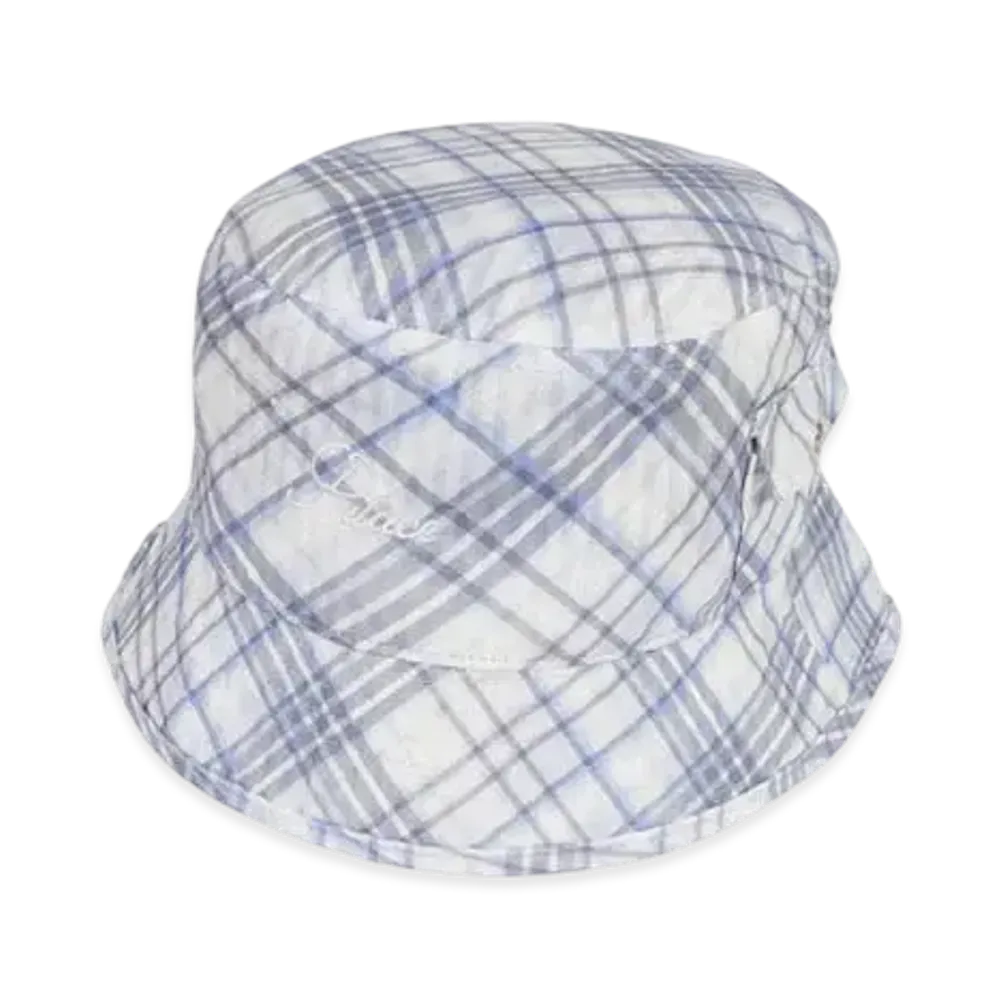 PALACE WARP CHECK BUCKET HAT "Blue"