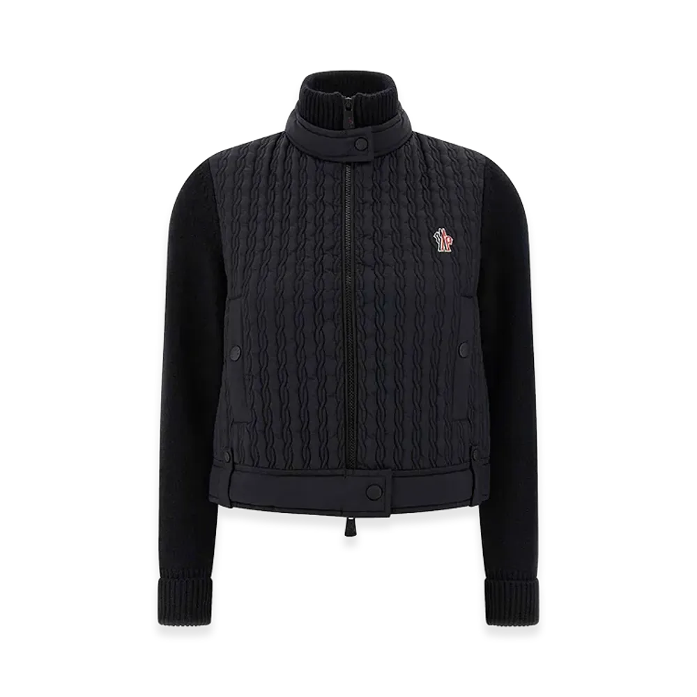 MONCLER Women's Tricot Cardigan "Black"