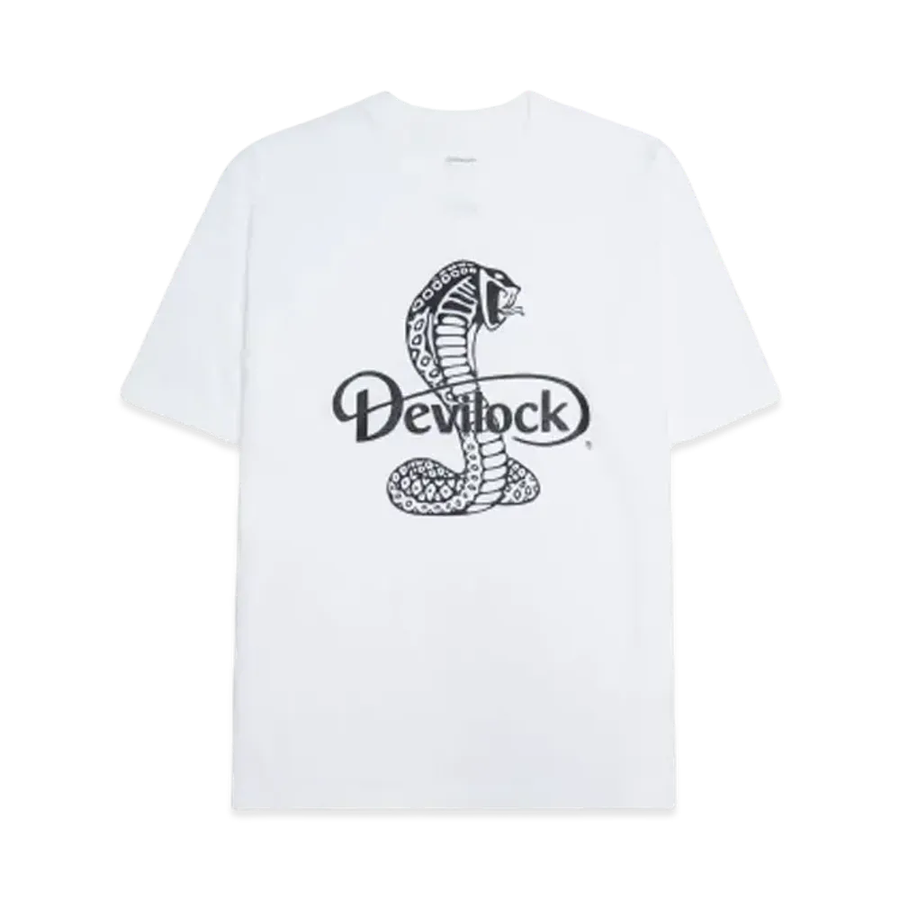 DEVILOCK COBRA LOGO TEE "WHITE"