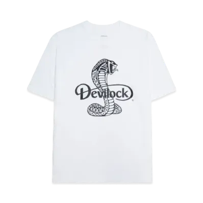 DEVILOCK COBRA LOGO TEE "WHITE"