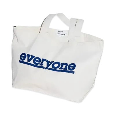 TTTMSW x everyone TTT HOMEe Supported By Base Tote Bag "Beige"