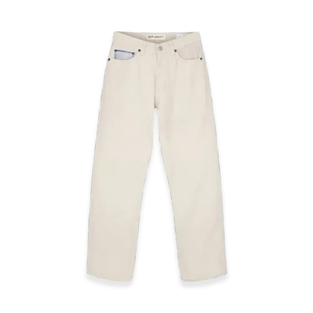 OUR LEGACY Formal Rider Cut Digital Overcast Denim "Off White"